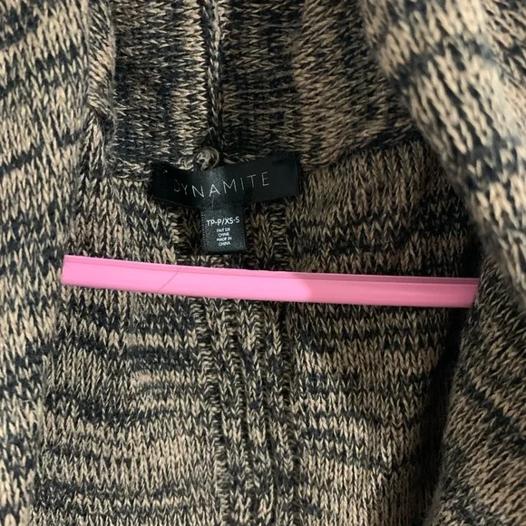 Dynamite brown open cardigan size Xs-S - Picture 4 of 6